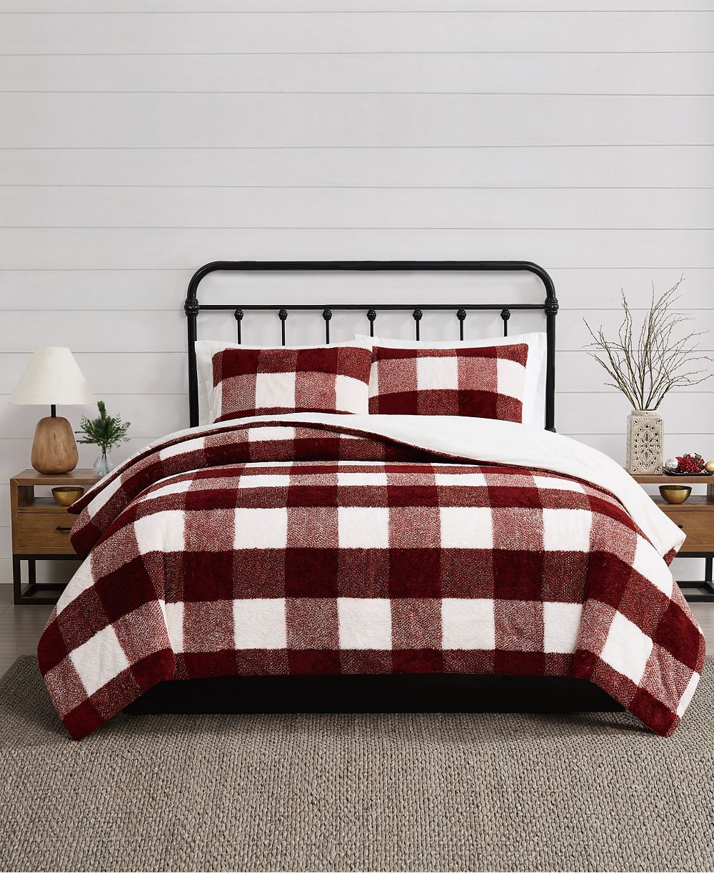Комплект одеяла Cannon Cozy Buffalo Check, 2 шт., Twin/Twin XL