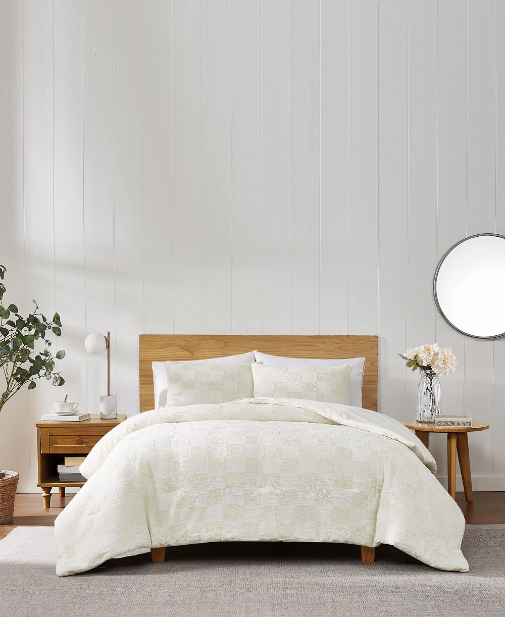 Комплект из 2 одеял Truly Soft Textured Checkered, Twin/Twin XL
