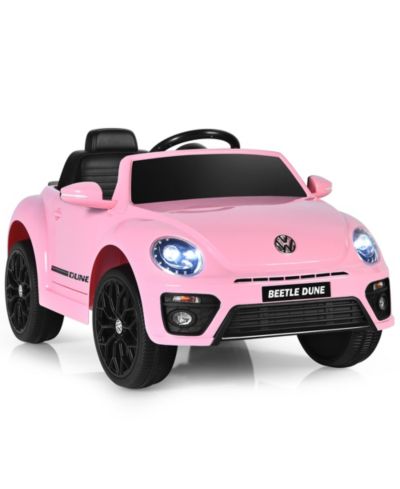 Costway Beetle 12V Licensed Volkswagen Remote Control Ride-On Car, 66 lb. Capacity, Ages 3-8