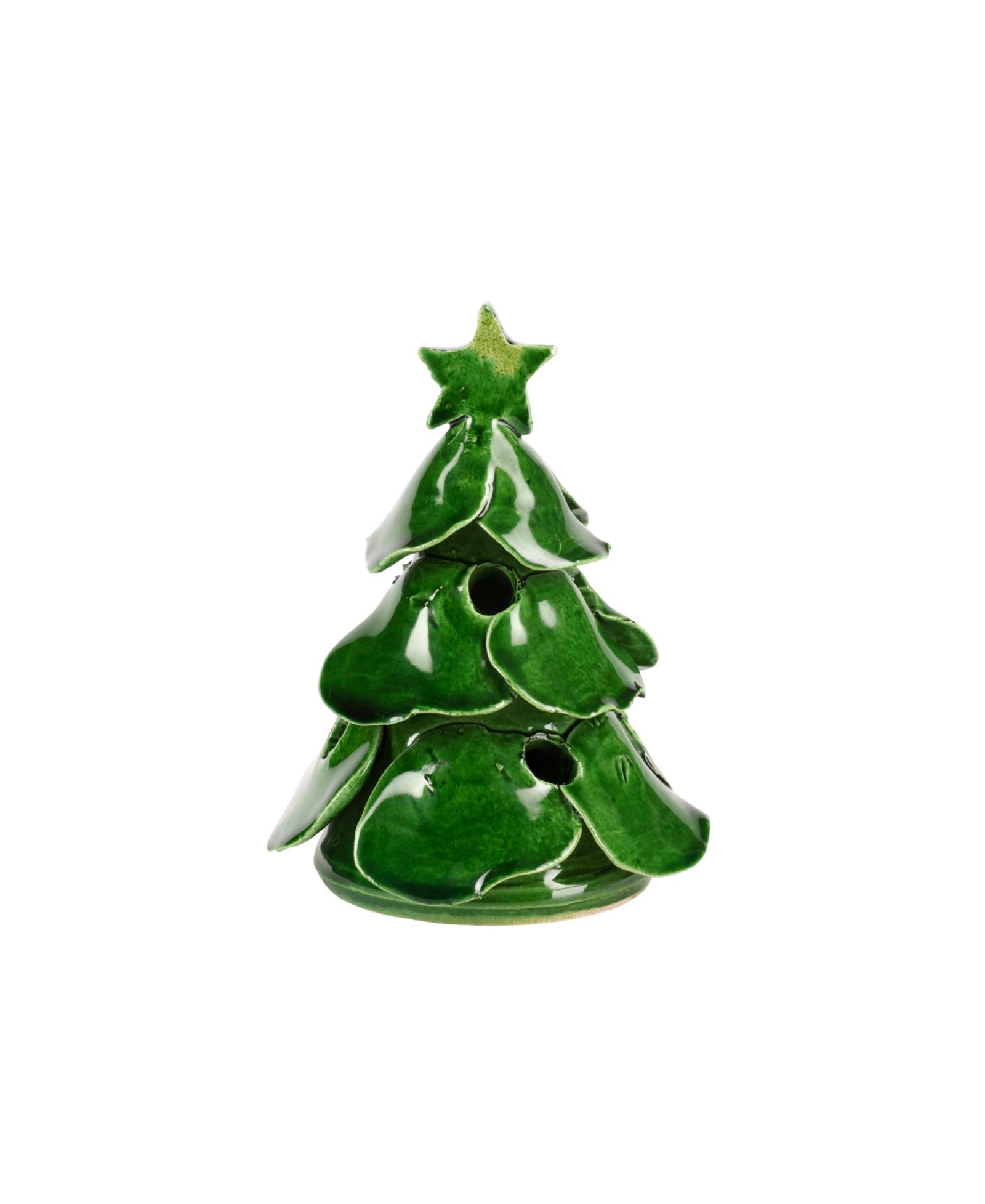 VIETRI Декоративное дерево Foresta Green Mini Scalloped