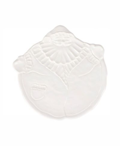 VIETRI Pietra Natale Figural Santa Salad Plate