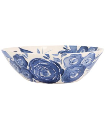 VIETRI Camellia Shallow Serving Bowl