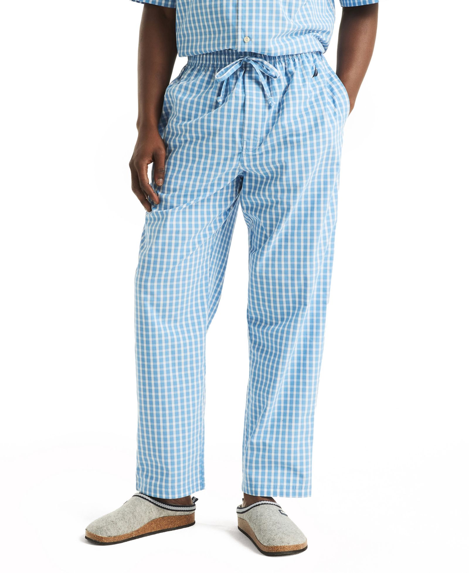 Мужские брюки для сна Nautica Men's Crafted Plaid Poplin