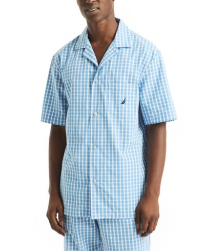 Мужская рубашка для сна Nautica Crafted Plaid Camp