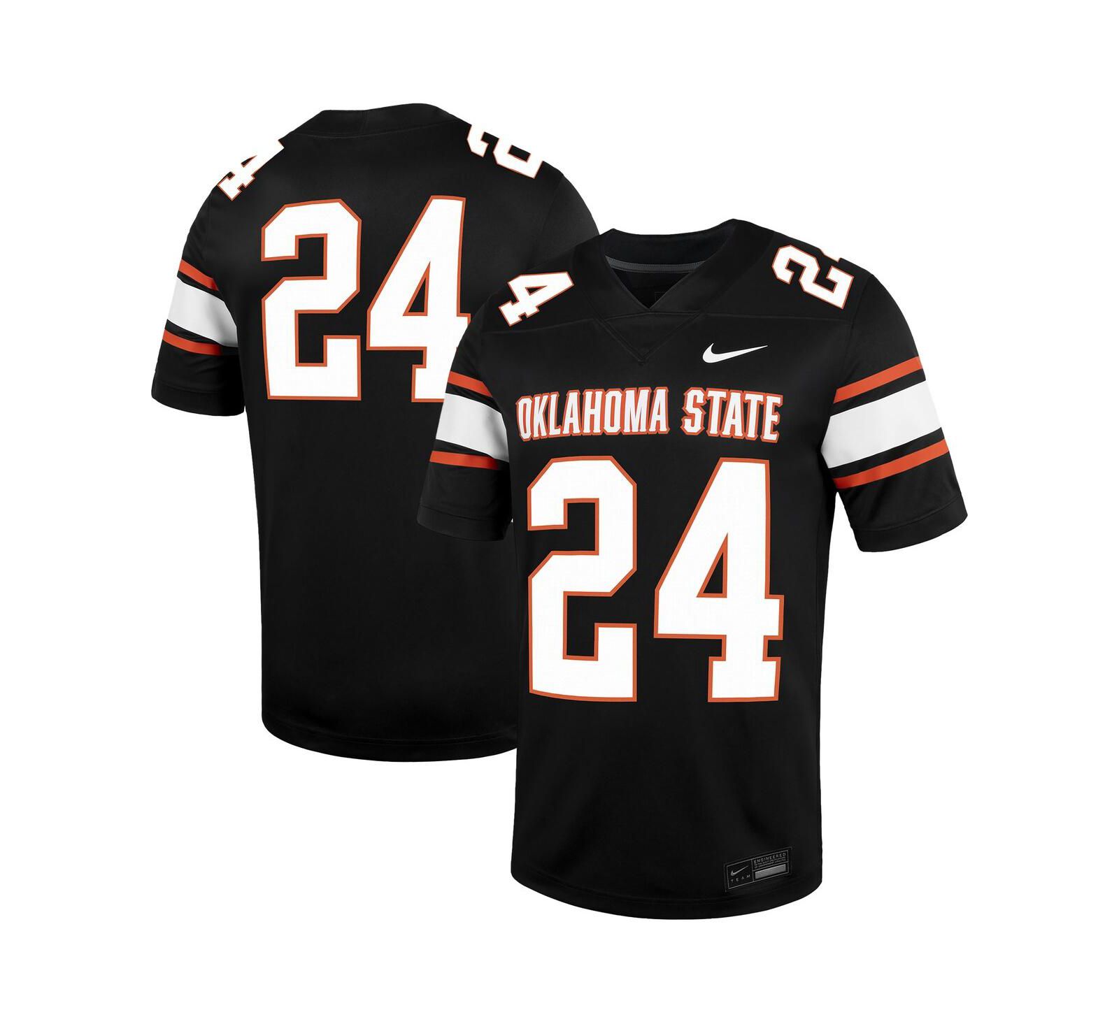 Мужская джерси Nike Oklahoma State Cowboys Untouchable Football Black 24