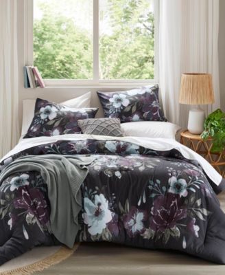 Madison Park Jolene Floral 3-Pc. Comforter Set, King/California King