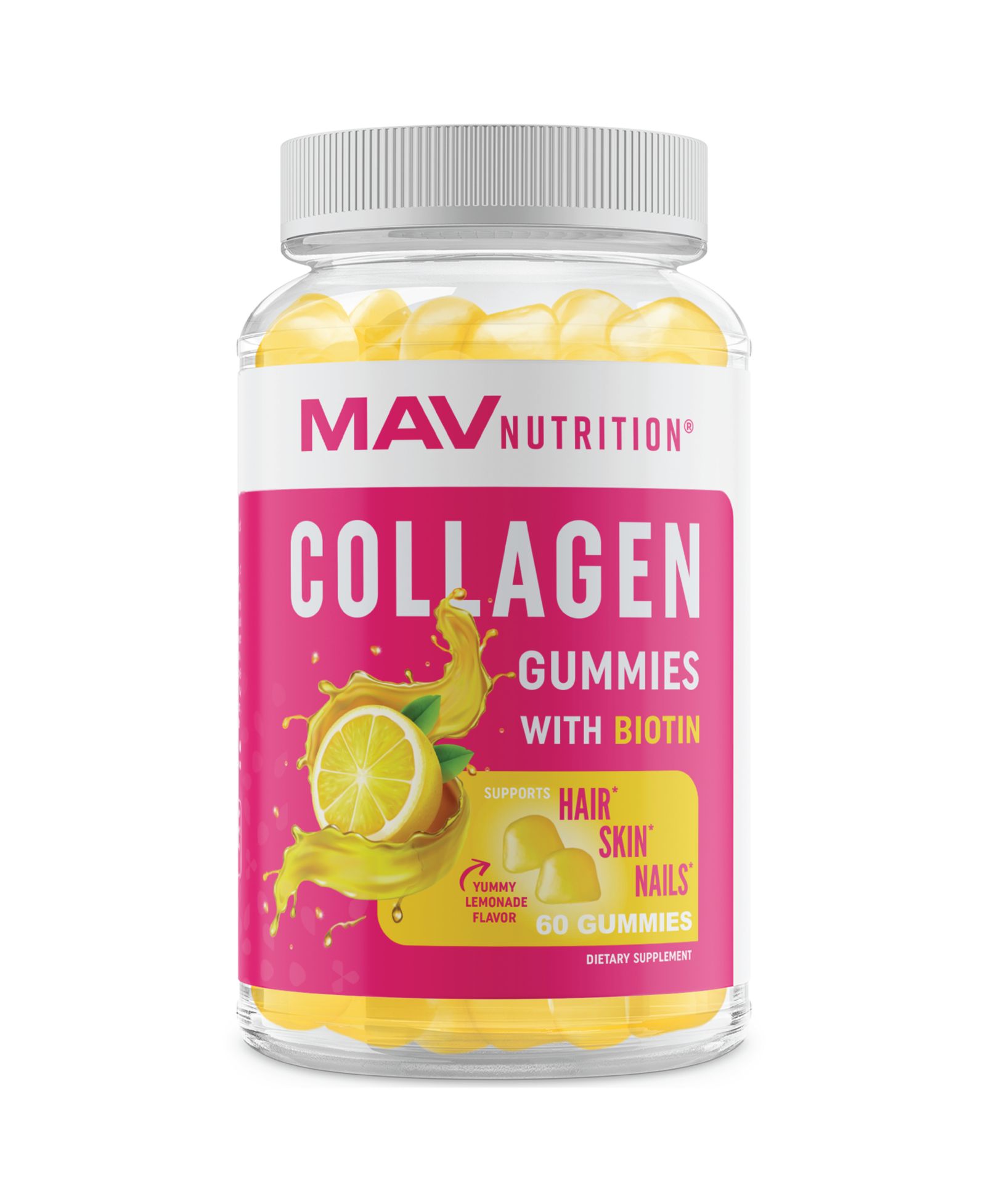 MAV Nutrition Collagen Gummies, Mixed Berry, MAV Nutrition, 60ct