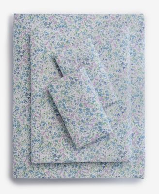 Charter Club Ditsy Floral Printed 550-Thread Count 4-Pc. Sheet Set, Full, Exclusively at Macy's