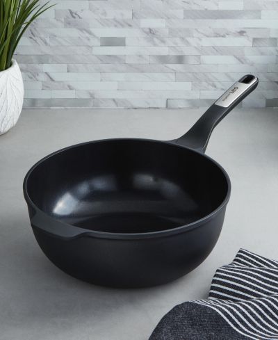 BergHOFF Leo Phantom сковорода вок с керамическим антипригарным покрытием 11" 4.6qt, Recycled