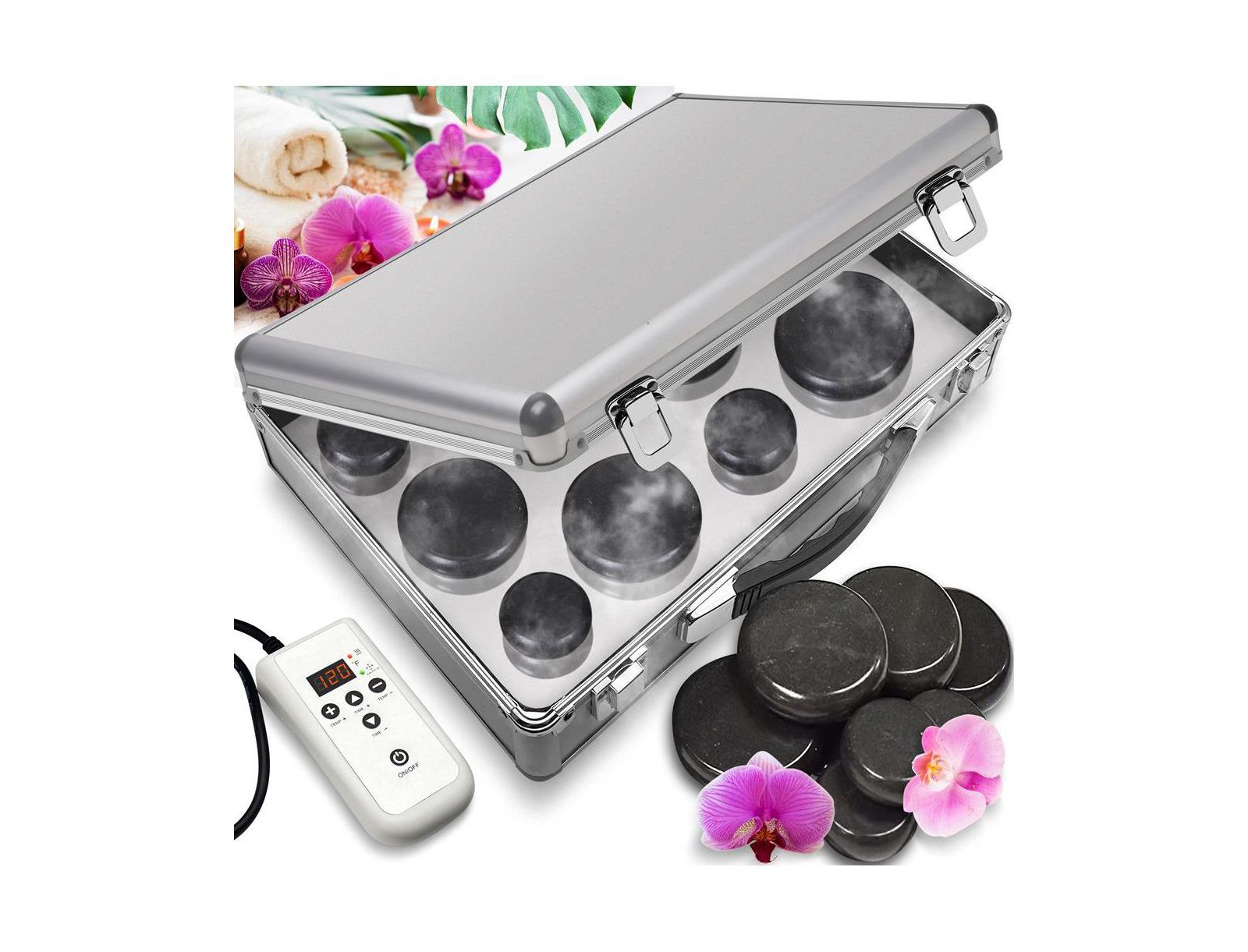 Массажная система SereneLife Portable Hot Stone с цифровым контроллером температуры