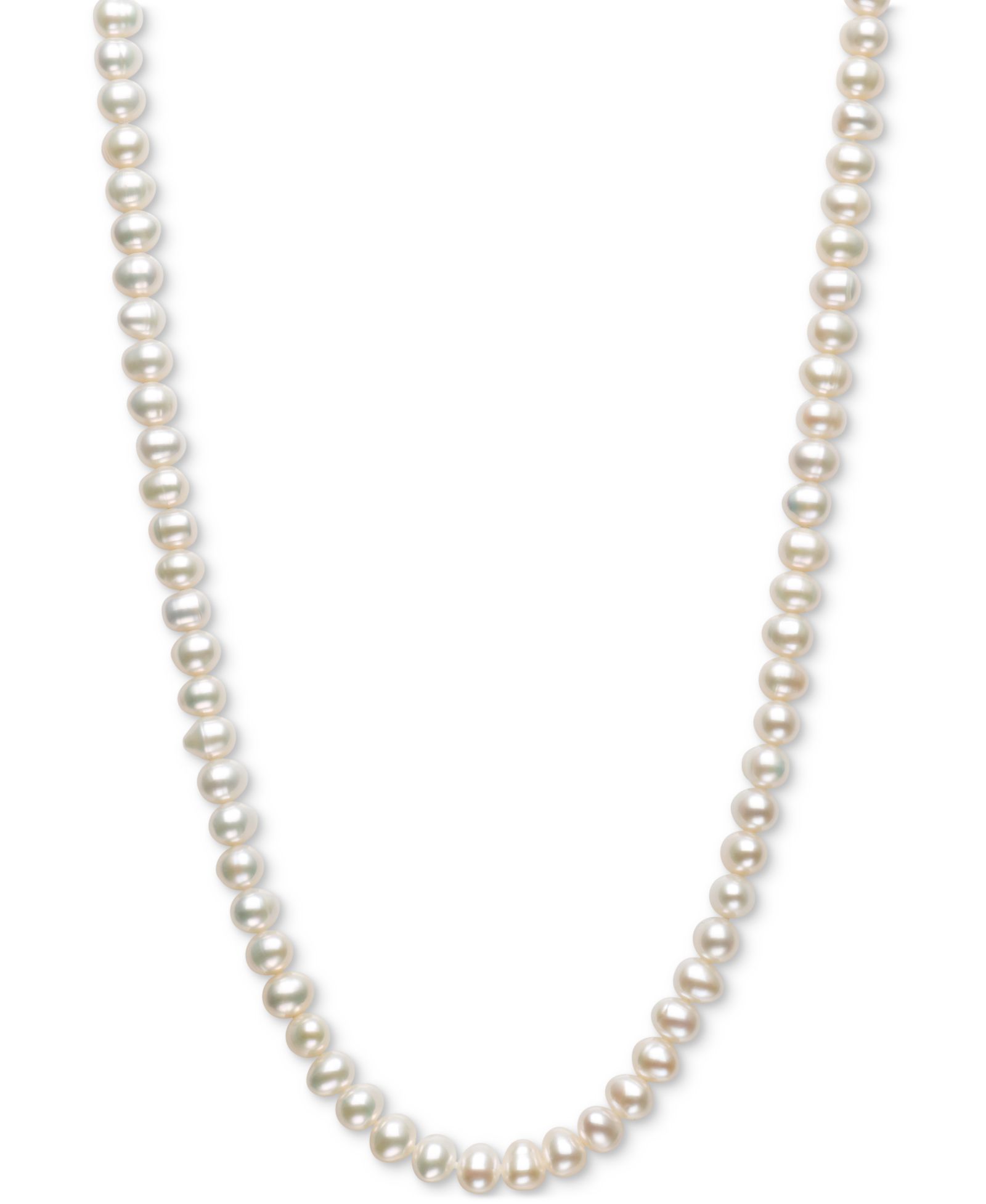 Ожерелье Belle de Mer Cultured Freshwater Pearl (6-7mm) 64" Endless Strand