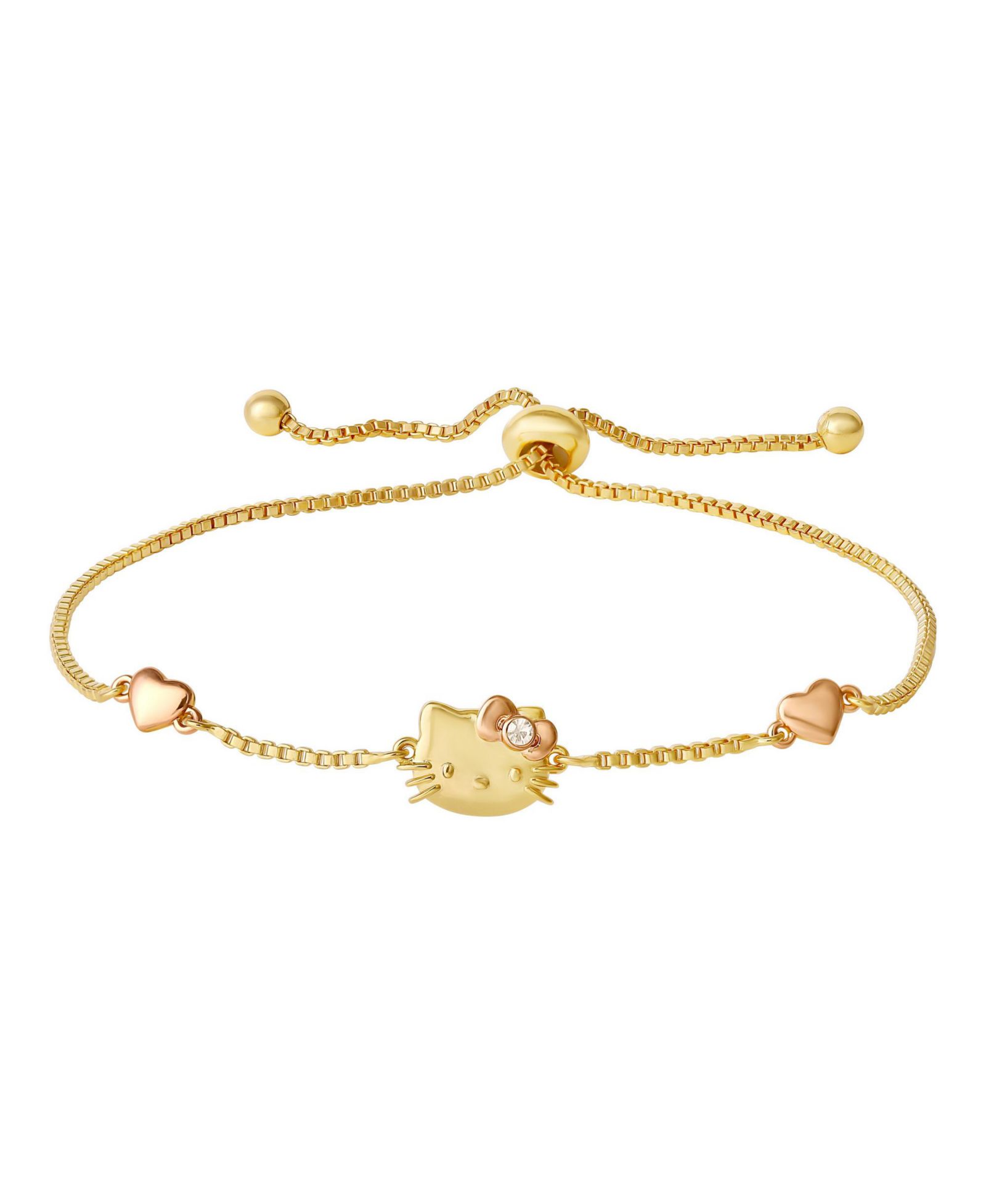 Браслет Hello Kitty Sanrio Pink Heart Adjustable Lariat