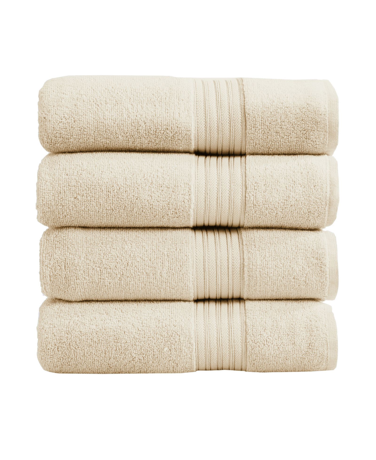 Linery and Co. Quick-Drying Cotton 4-Piece Bath Towel Set