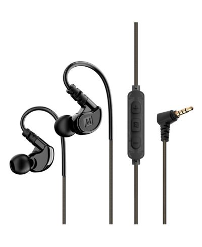 Внутриканальные спортивные наушники MEE audio M6 с Memory Wire и гарнитурой (3.5mm Plug)