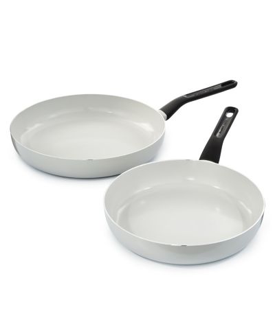 BergHOFF Leo Glints 2pc Nonstick Ceramic Large Fry Pan Set, Spirit