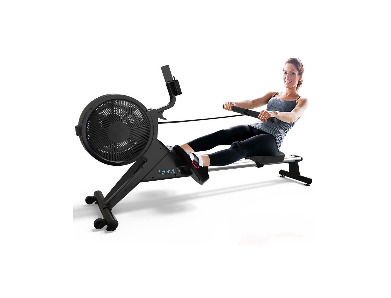 Гребной тренажер SereneLife Smart Fitness с Bluetooth