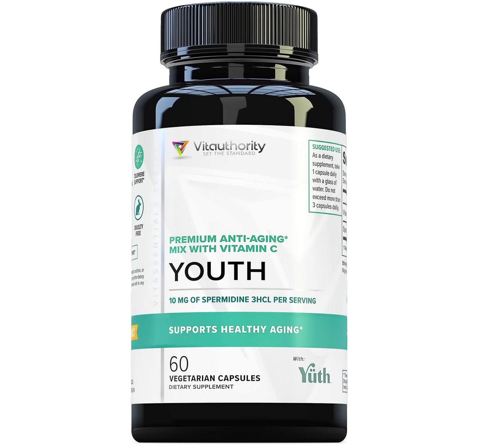 Капсулы Vitauthority Youth Premium Anti-Aging Mix, 60ct