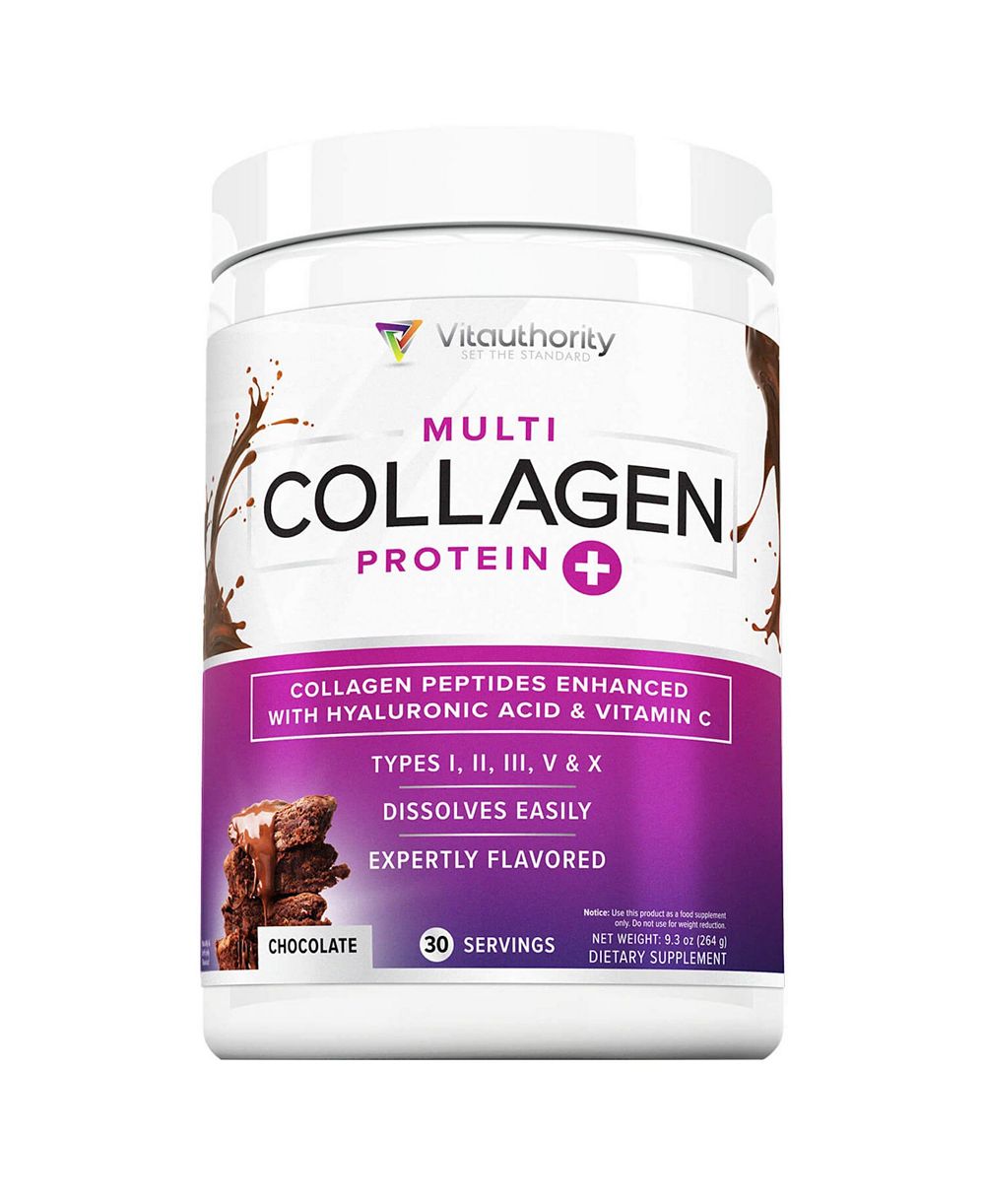 Vitauthority Multi Collagen Protein Plus, Chocolate, 30 порций