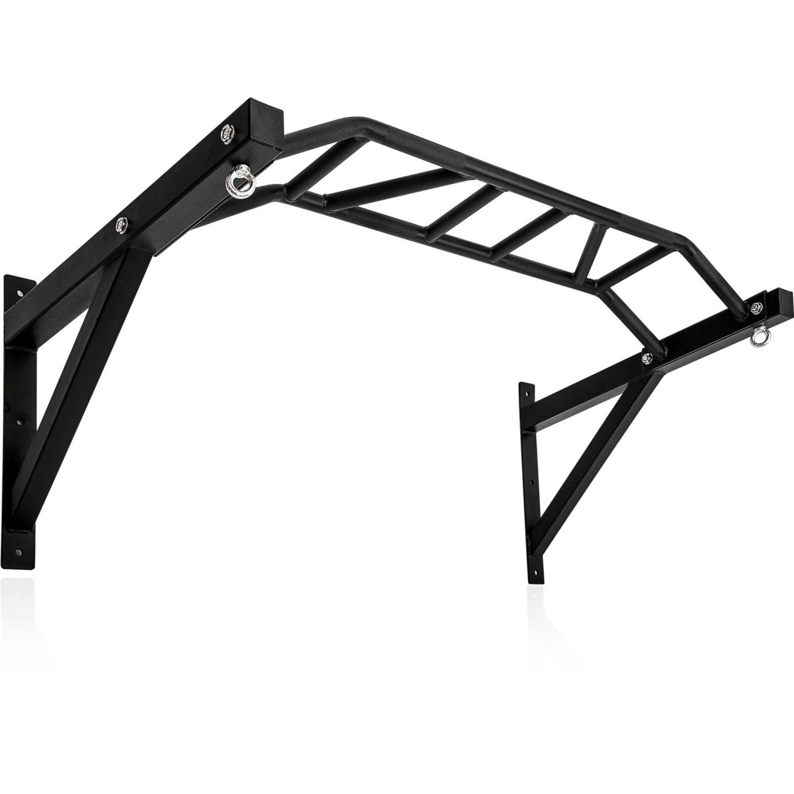 Streamdale Furniture 47" Pull Up Bar Wall Mounted Multi-Grip with Hangers For Punching Strength Training