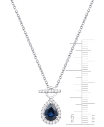 Подвеска-кулон с изумрудом (1 ct. t.w.) и бриллиантом (1/4 ct. t.w.) в золоте 14k