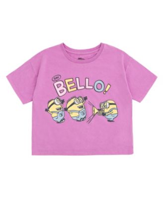 Minions Little Girls (4-16 )Boxy Drop Shoulder T-Shirt