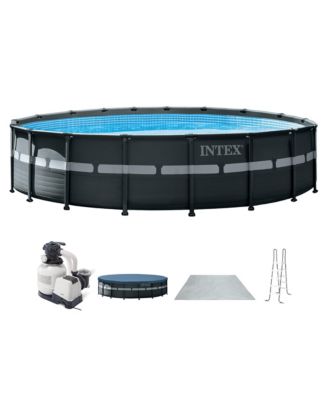 Intex Ultra XTR круглый надувной бассейн с насосом, 18feet x 52in