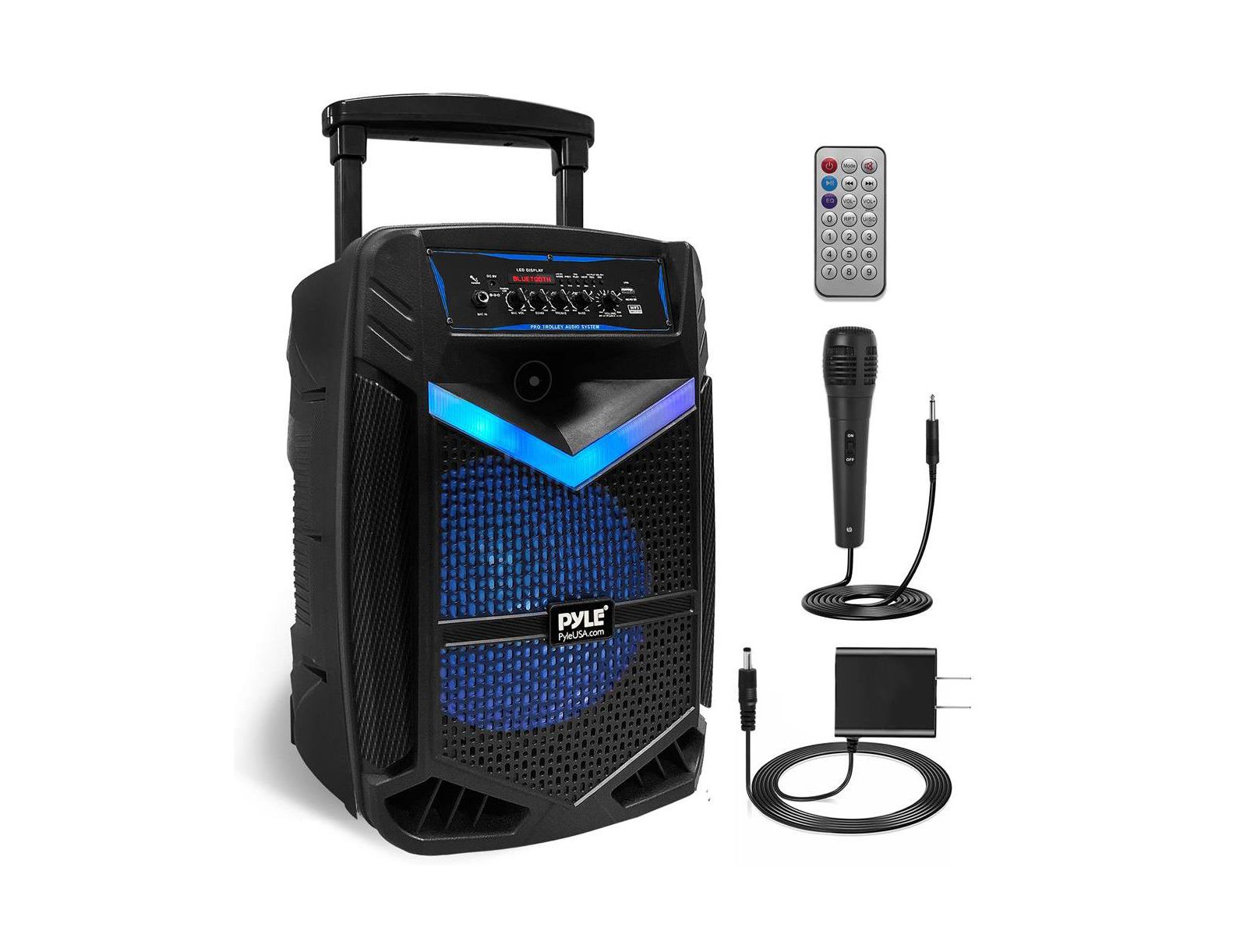 Pyle 15" Portable Bluetooth Rechargeable Speaker