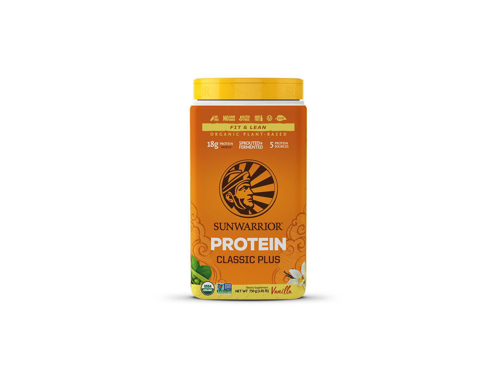 Sunwarrior Classic Plus протеиновый порошок Vanilla 750gm