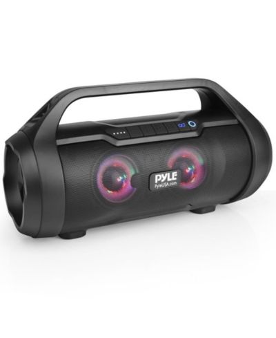 Портативная Bluetooth колонка Pyle с RGB подсветкой и FM радио, 500 Вт