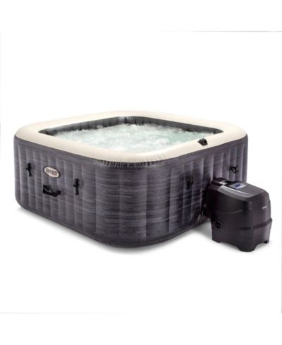 Надувной квадратный джакузи Intex PureSpa Plus Greystone 69 x 28"