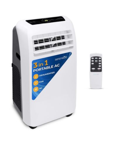 SereneLife Портативный кондиционер 10,000 BTU с функцией осушителя и вентилятора