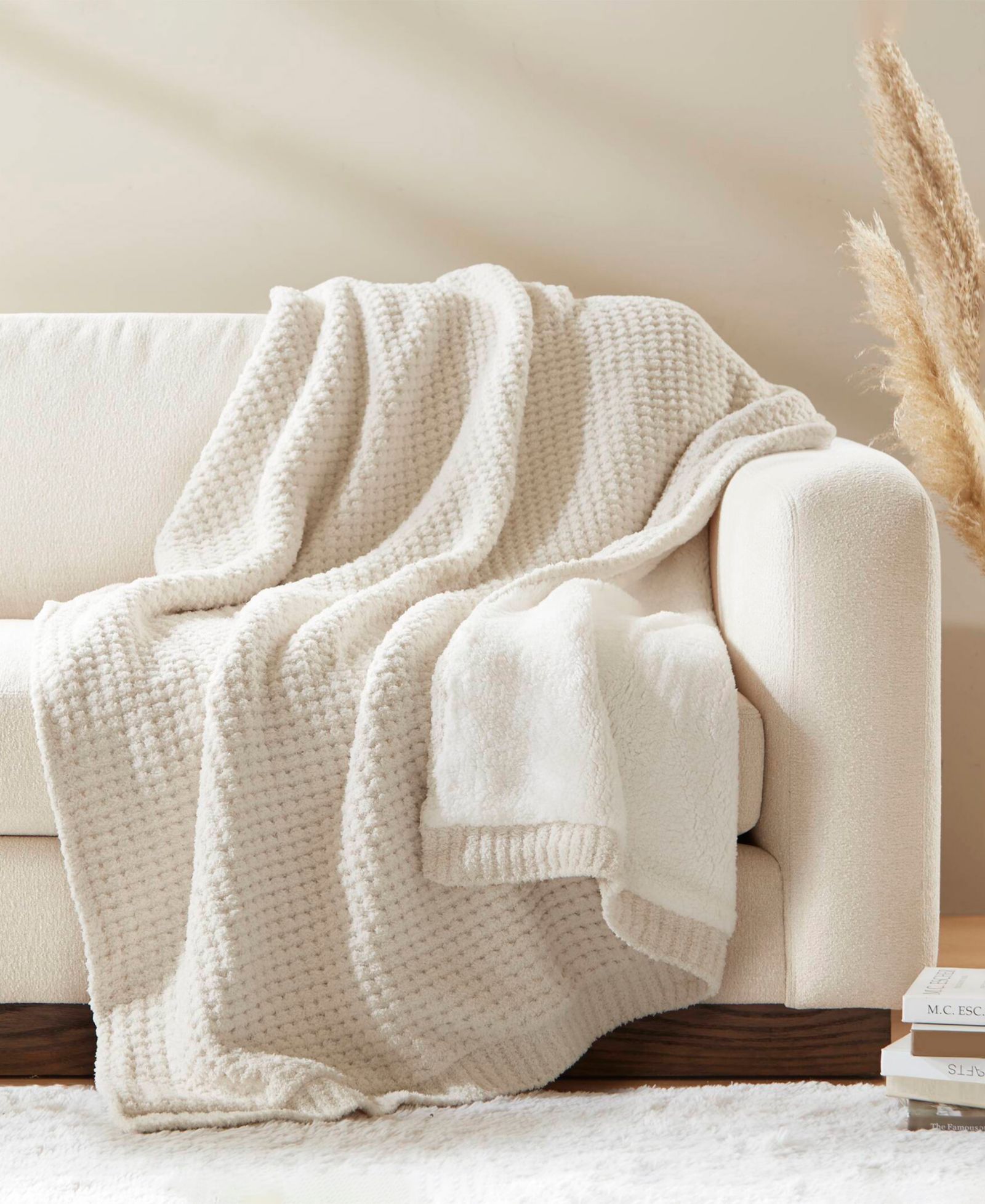 Madison Park Плед Waffle Knit Chenille Rowan 50" x 60"