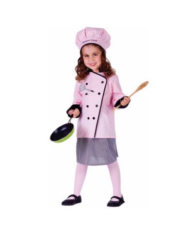 Master Chef Costume Set - Kids Girls