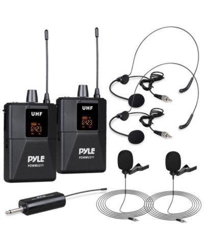 Pyle PDWMU211 Dual Wireless Microphone Kit