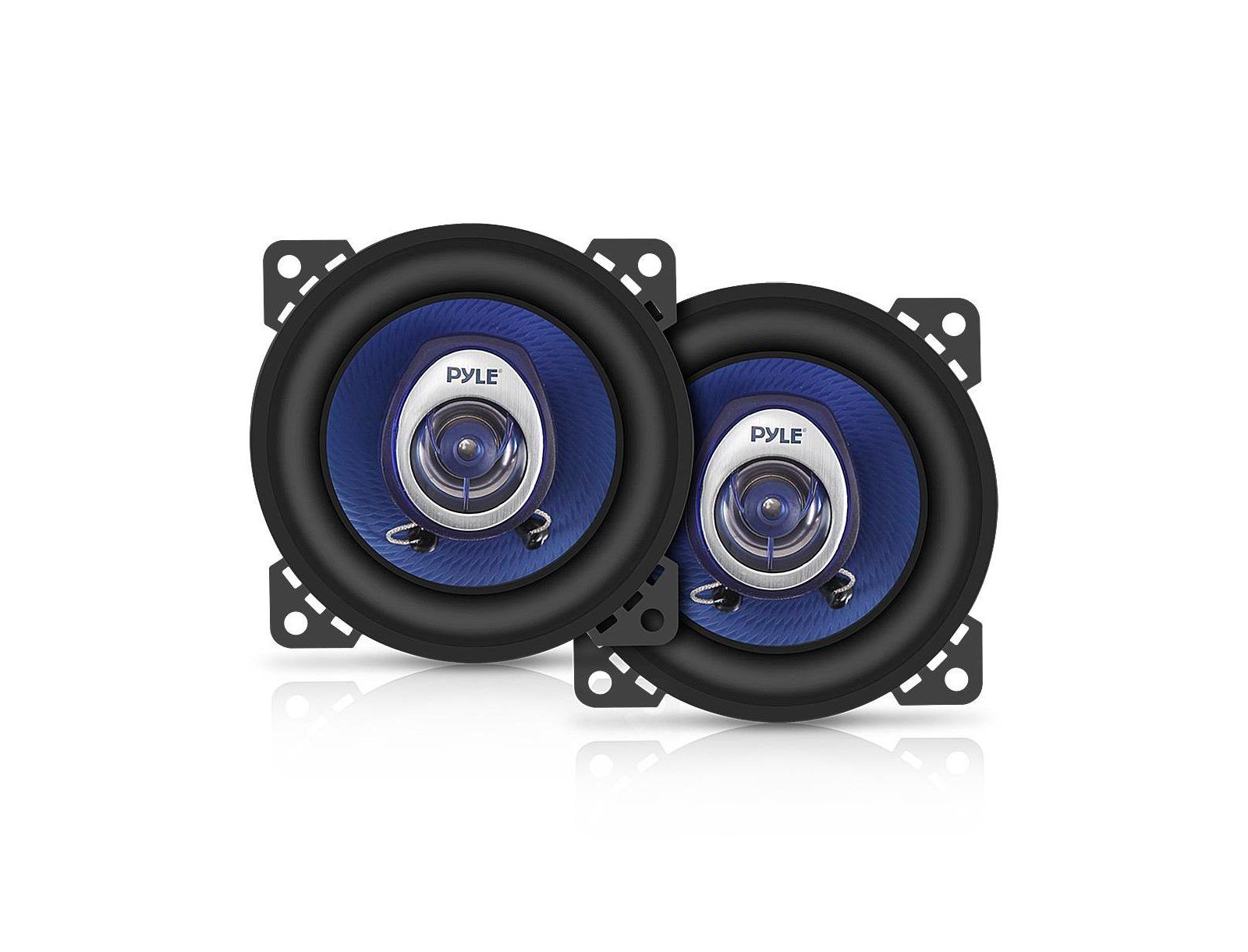 Pyle 4" Two-Way Car Speakers, 180 Watt, Blue