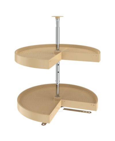 Rev-A-Shelf вращающаяся полка Lazy Susan, миндальный цвет LD-2942-24-15-1