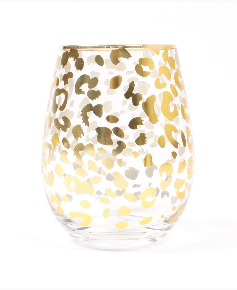 Бокал для вина 8 Oak Lane Leopard Stemless