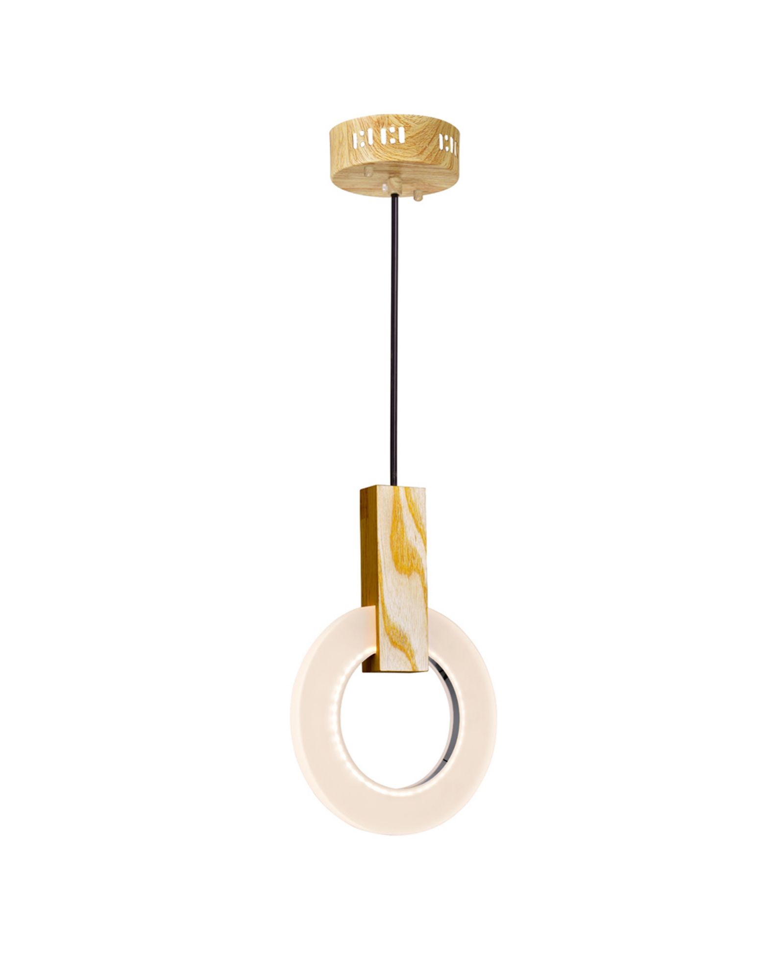 CWI Lighting 12" Metal Anello LED Mini Pendant