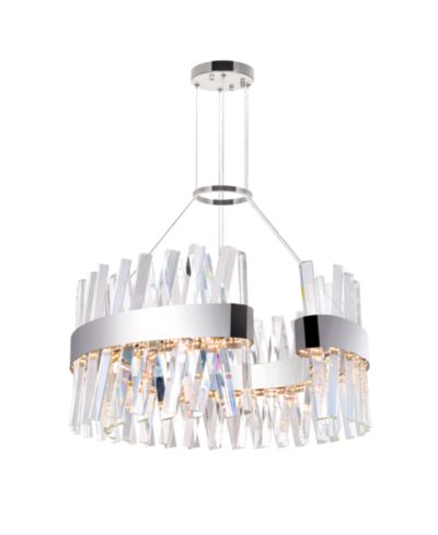CWI Lighting 14" Metal Glace LED Chandelier