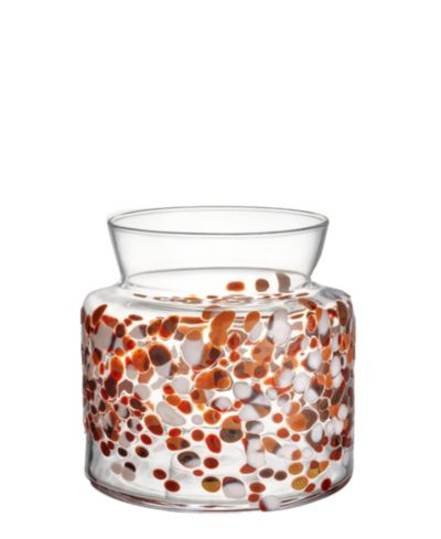 Meadow Fall Wide Crystal Vase