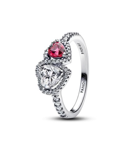 Кольцо Pandora Sterling Silver Halo Hearts