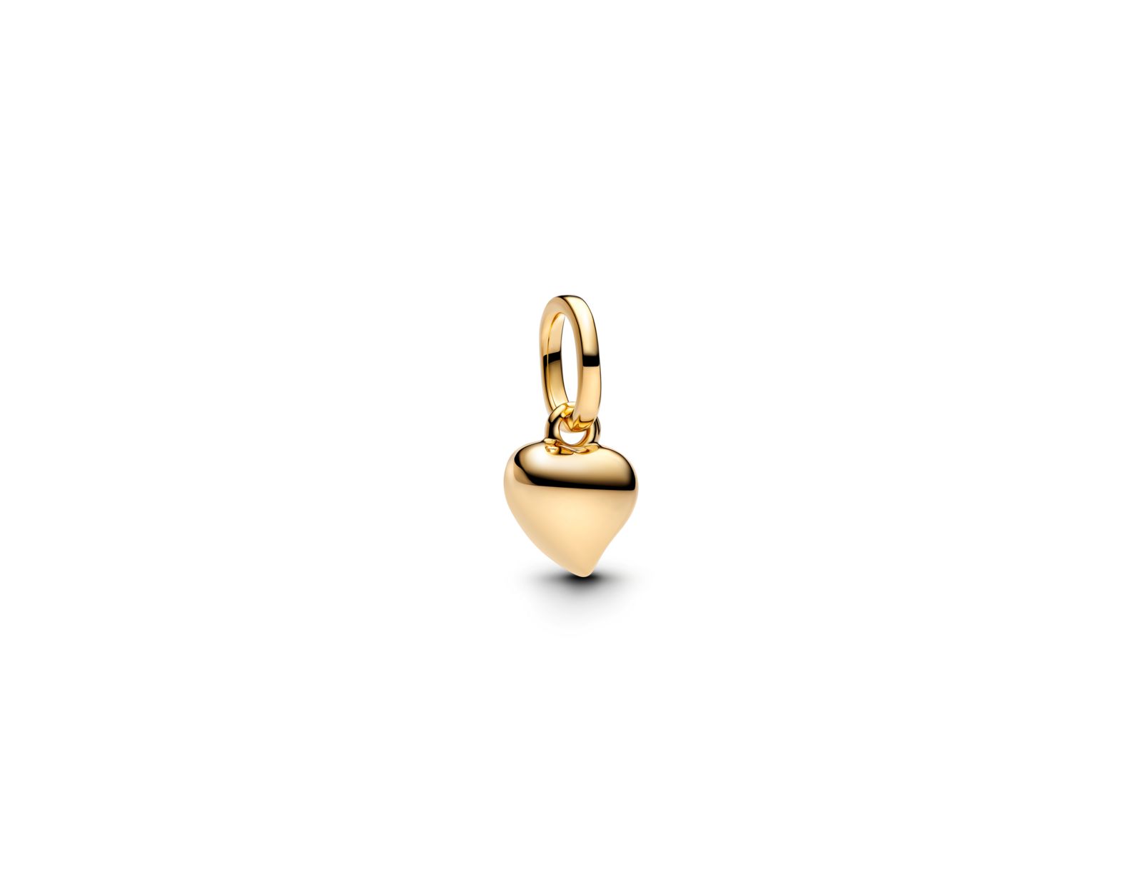 Pandora 14K Gold Plated Heart Mini Dangle Charms