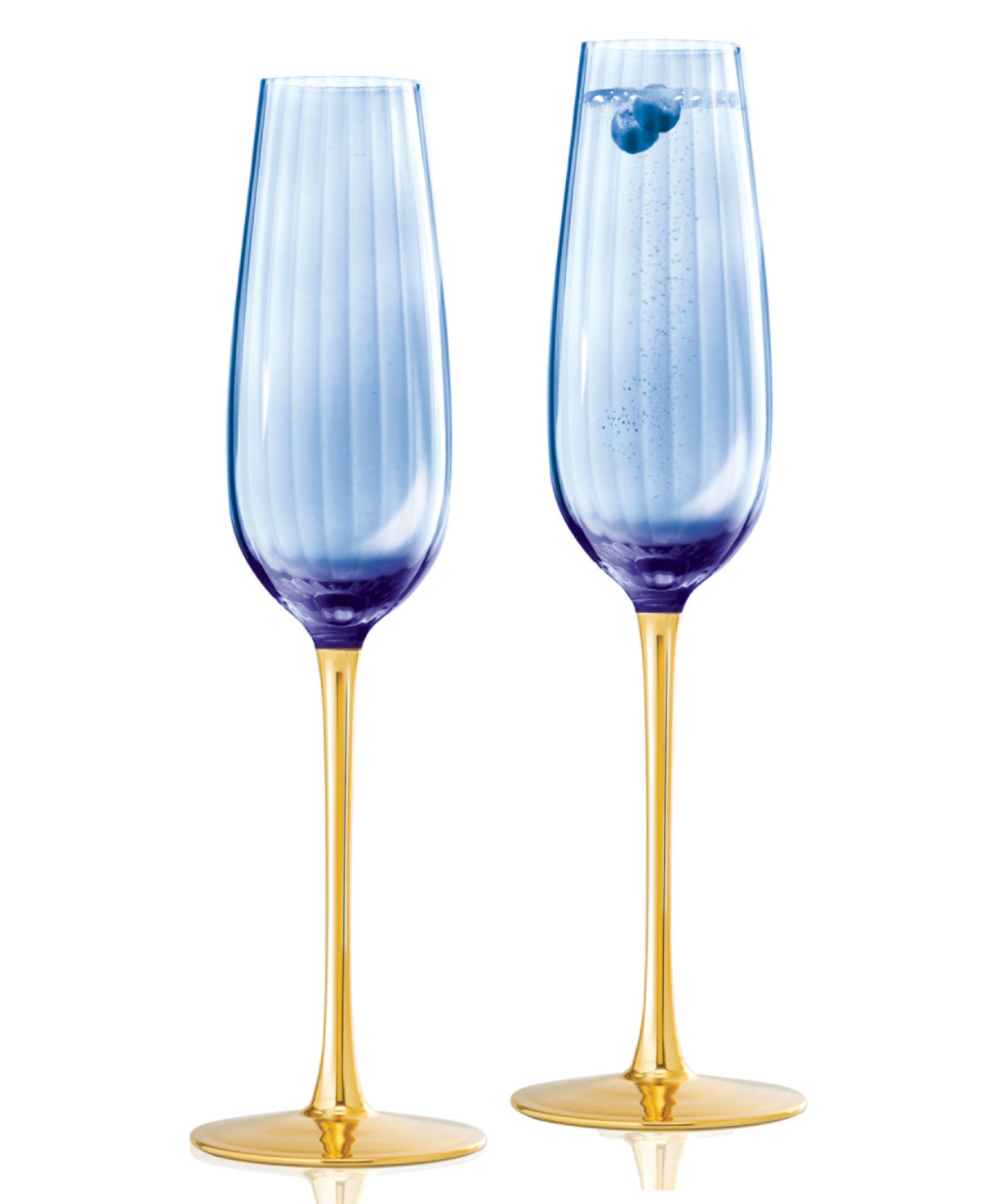 Qualia Glass Posh бокалы для шампанского, набор из 2 шт