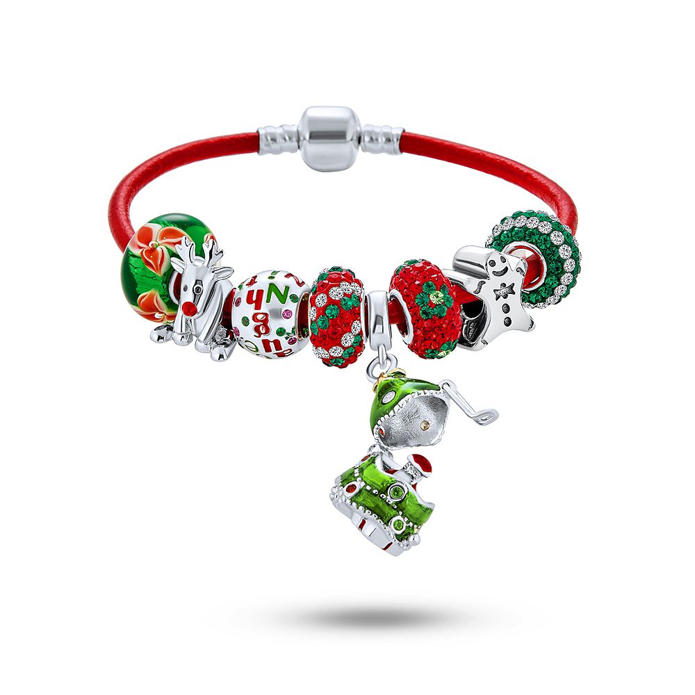 Браслет Bling Jewelry Christmas Charm.925 Sterling Silver
