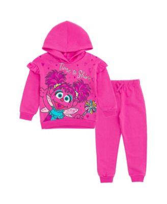Комплект из флисового худи и брюк для девочек-малышек Sesame Street (12 месяцев - 5T)