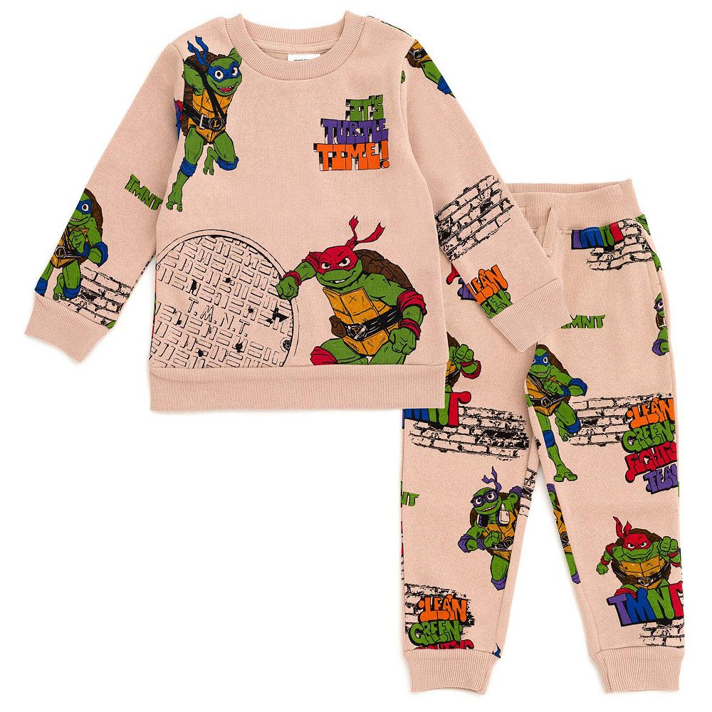 Teenage Mutant Ninja Turtles Toddler Boys 2-Piece Fleece Sweatshirt and Pants Set