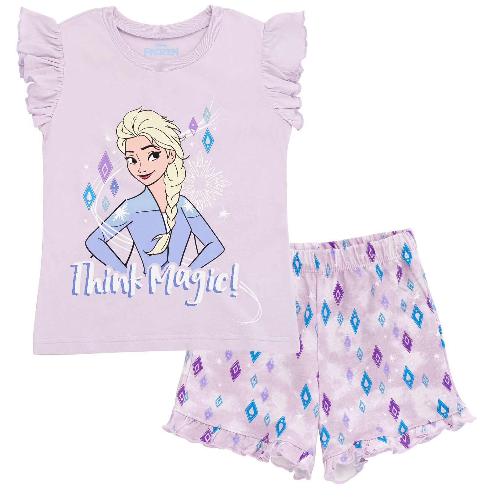 Детский комплект Frozen Disney Princess Moana Belle Minnie Mouse Nightmare Before Christmas: топ и шорты