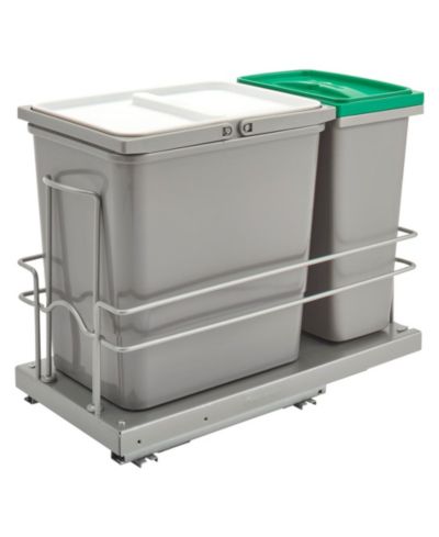 Мусорное ведро Rev-A-Shelf Undermount Pullout с системой Soft-close
