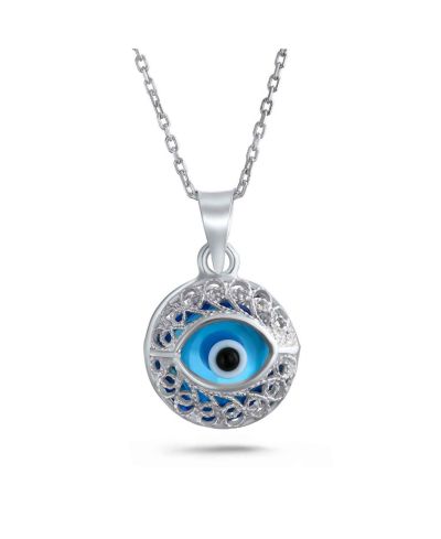 Подвеска-кулон Bling Jewelry Spiritual Protection Amulet из стерлингового серебра