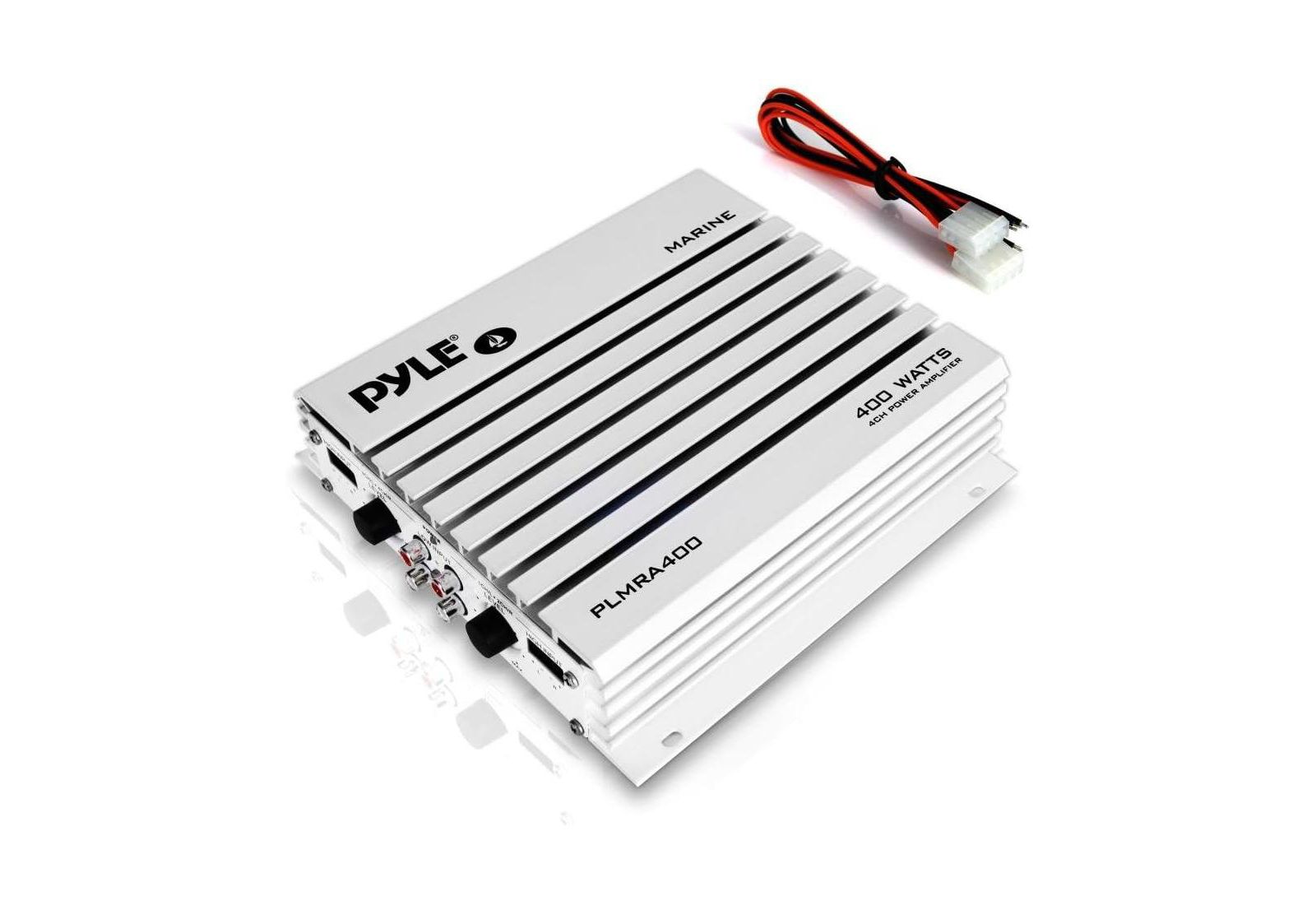 Морской усилитель Pyle 4-Ch. Elite Series Waterproof, 400 Watt, Dual MOSFET Power Supply